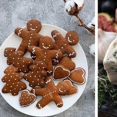 Pepparkakor och ost